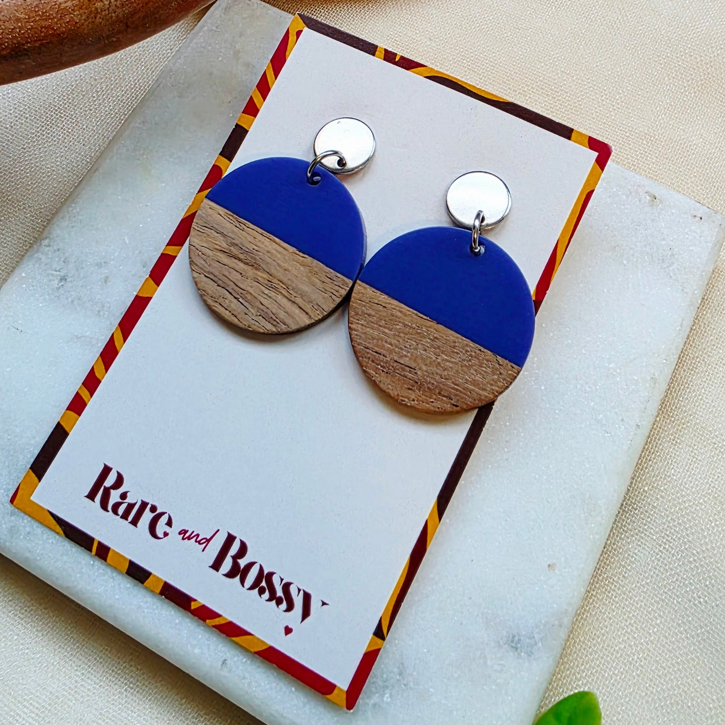 Purple Round Dangles