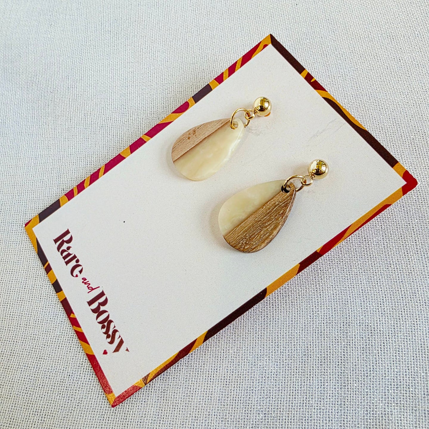 Ivory Mini Teardrop Dangles