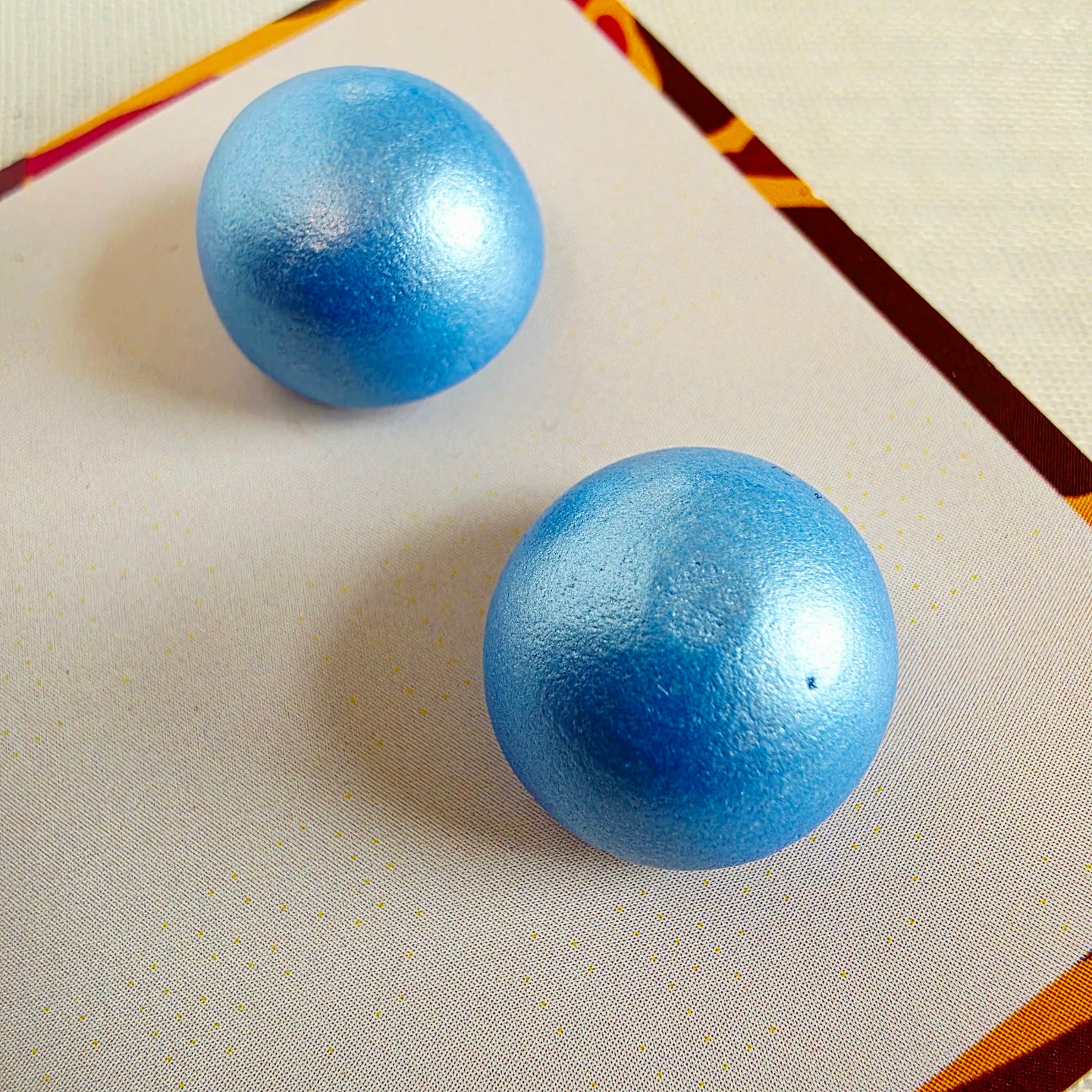Sky Blue Pearl Studs