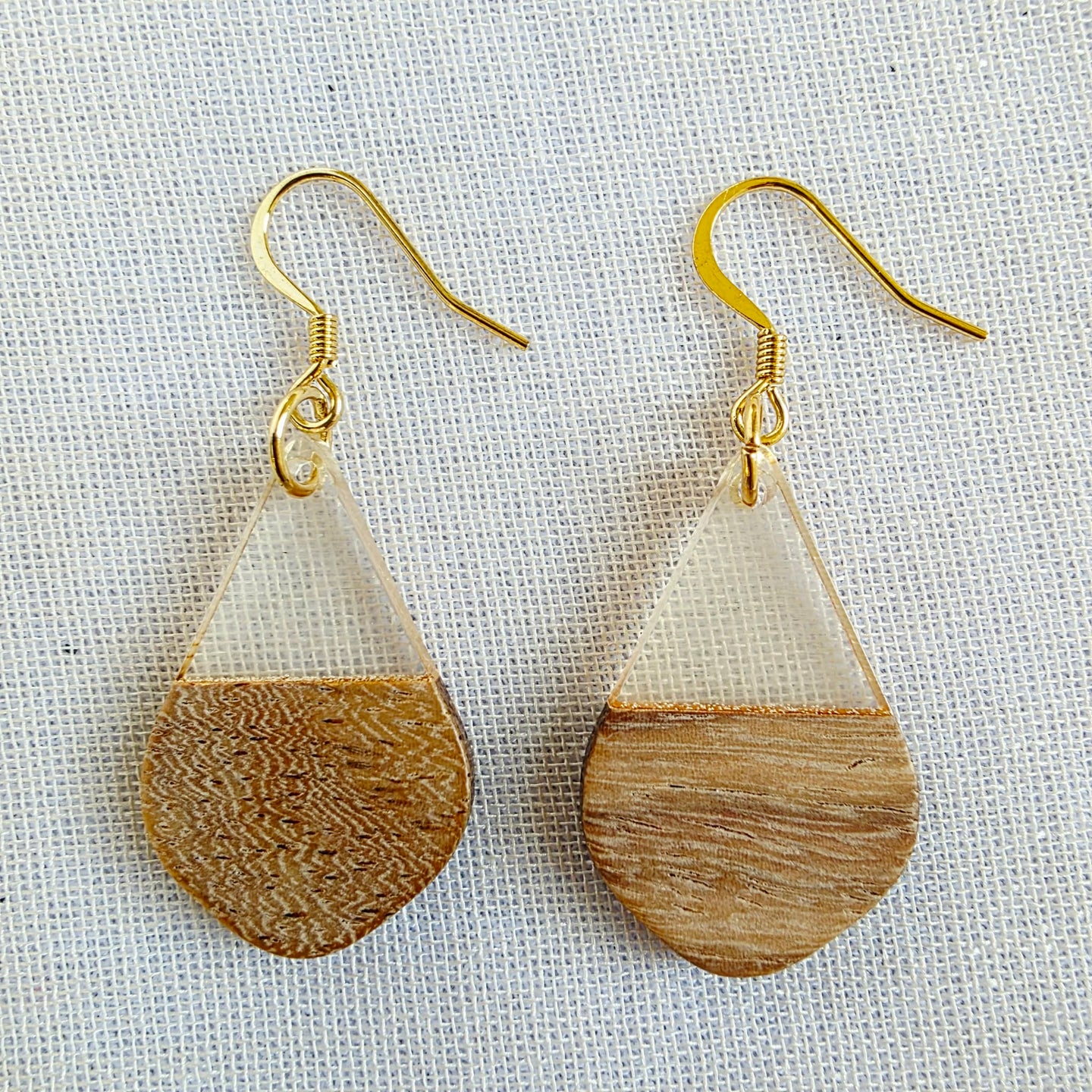 Clear Teardrop Dangles