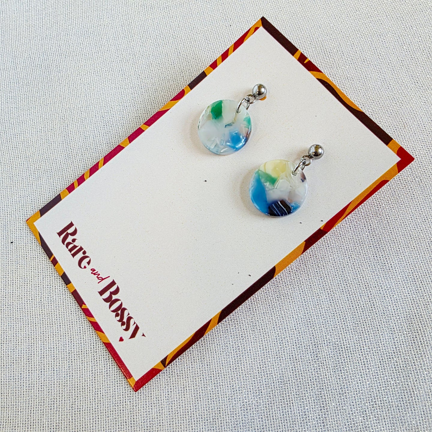 Multicolor Mini Drop Dangles