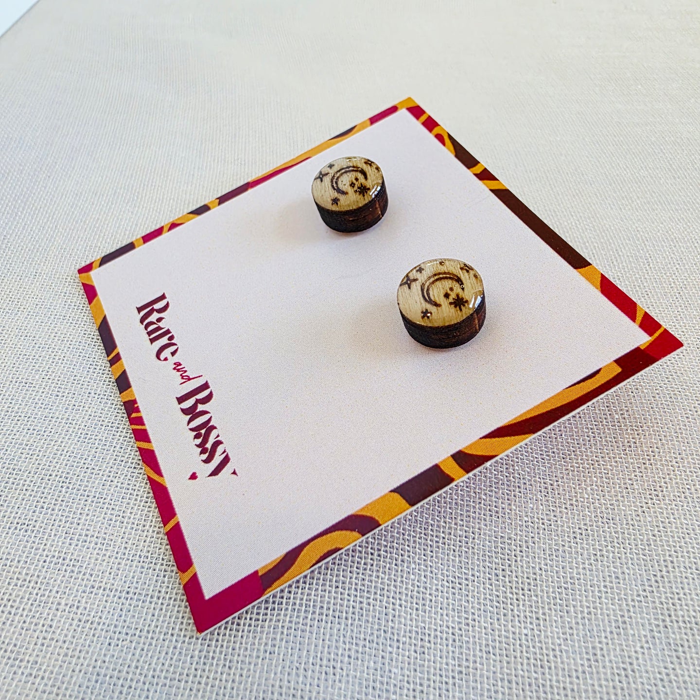 Moon & Stars Studs (Guam Heritage)
