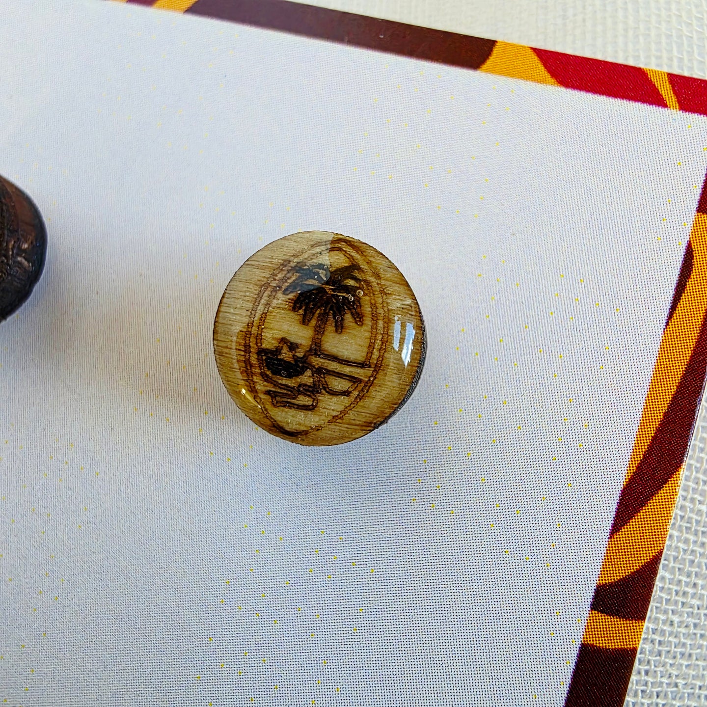 Guam Seal Circle Studs