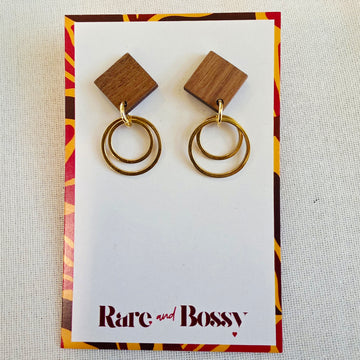 Diamond Ring Drop Dangles