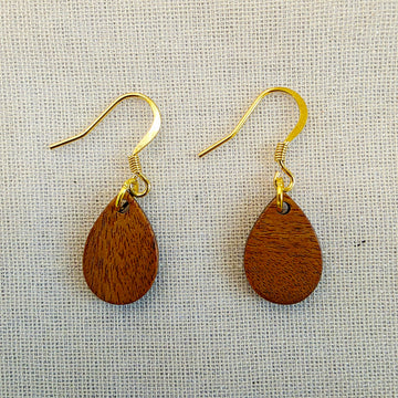 Mahogany Teardrop Dangles