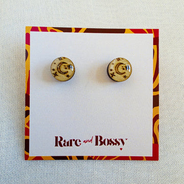 Moon & Stars Studs (Guam Heritage)