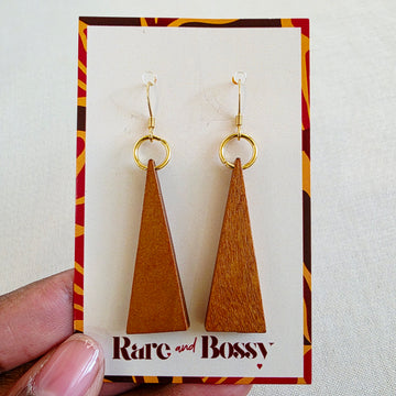 Brown Triangle Dangles