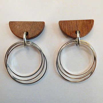 Mini Half Ring Drop Dangles
