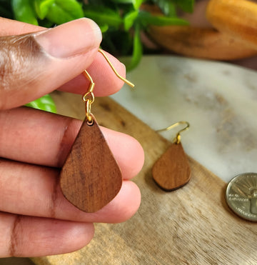 Mahogany Teardrop Dangles