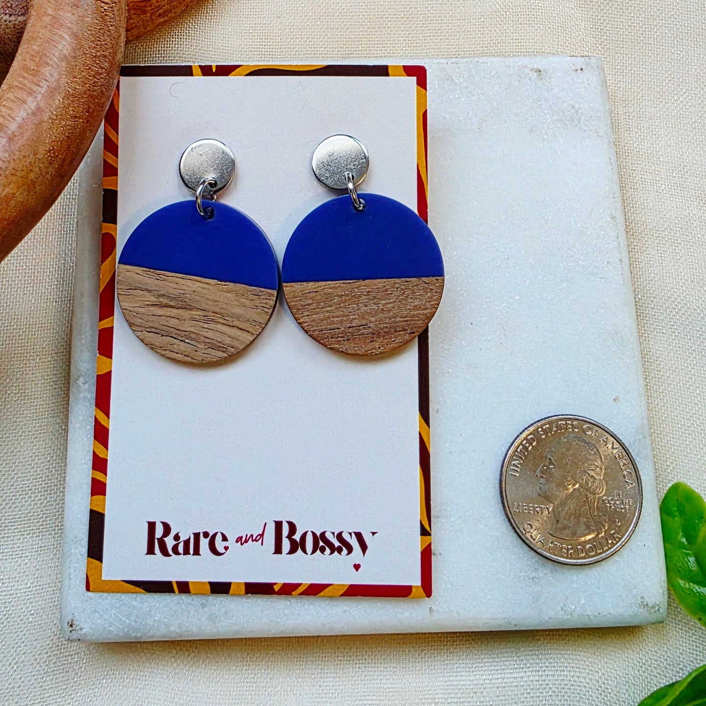 Purple Round Dangles