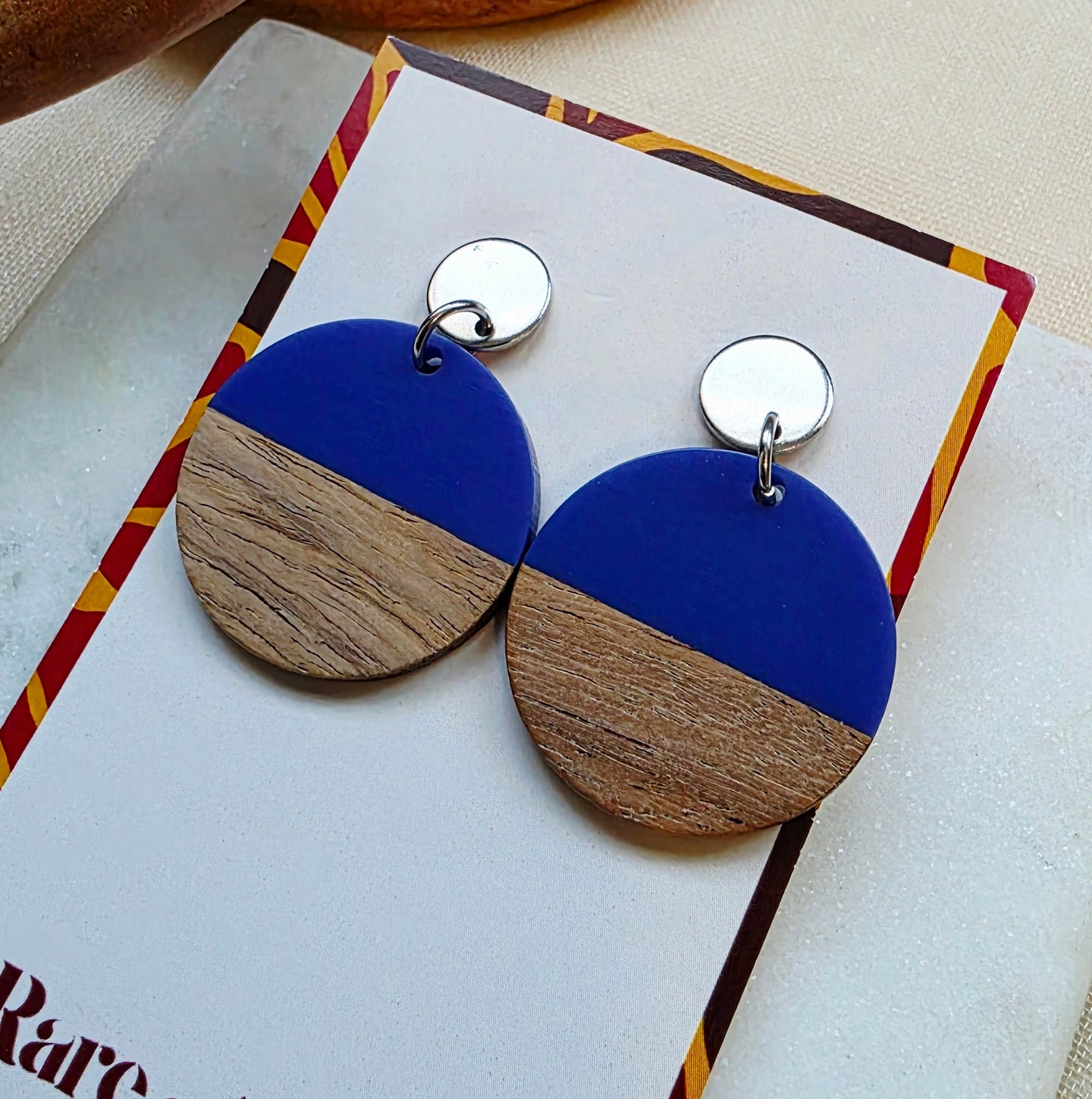 Purple Round Dangles