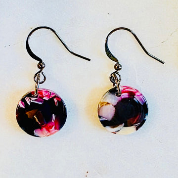Purple Mini Drop Dangles