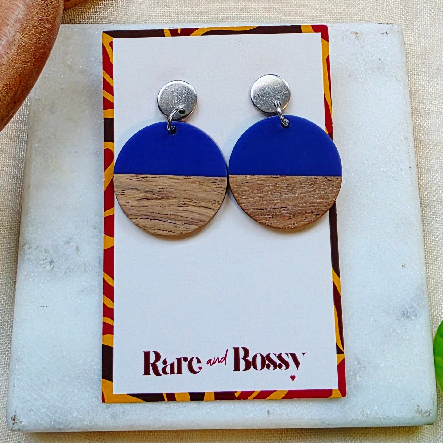 Purple Round Dangles