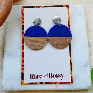 Purple Round Dangles