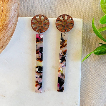 Purple Bar Dangles