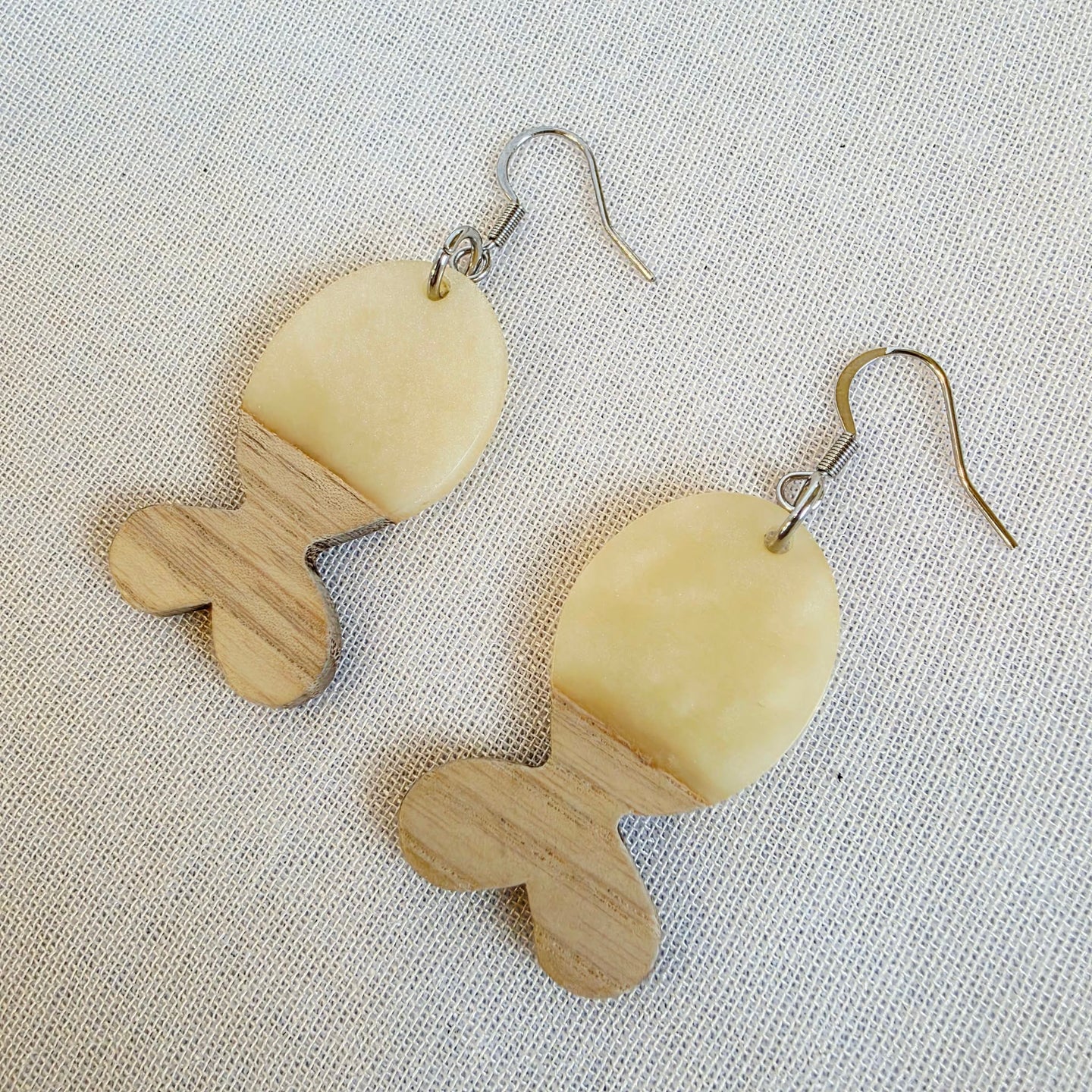 Ivory Fish Dangles