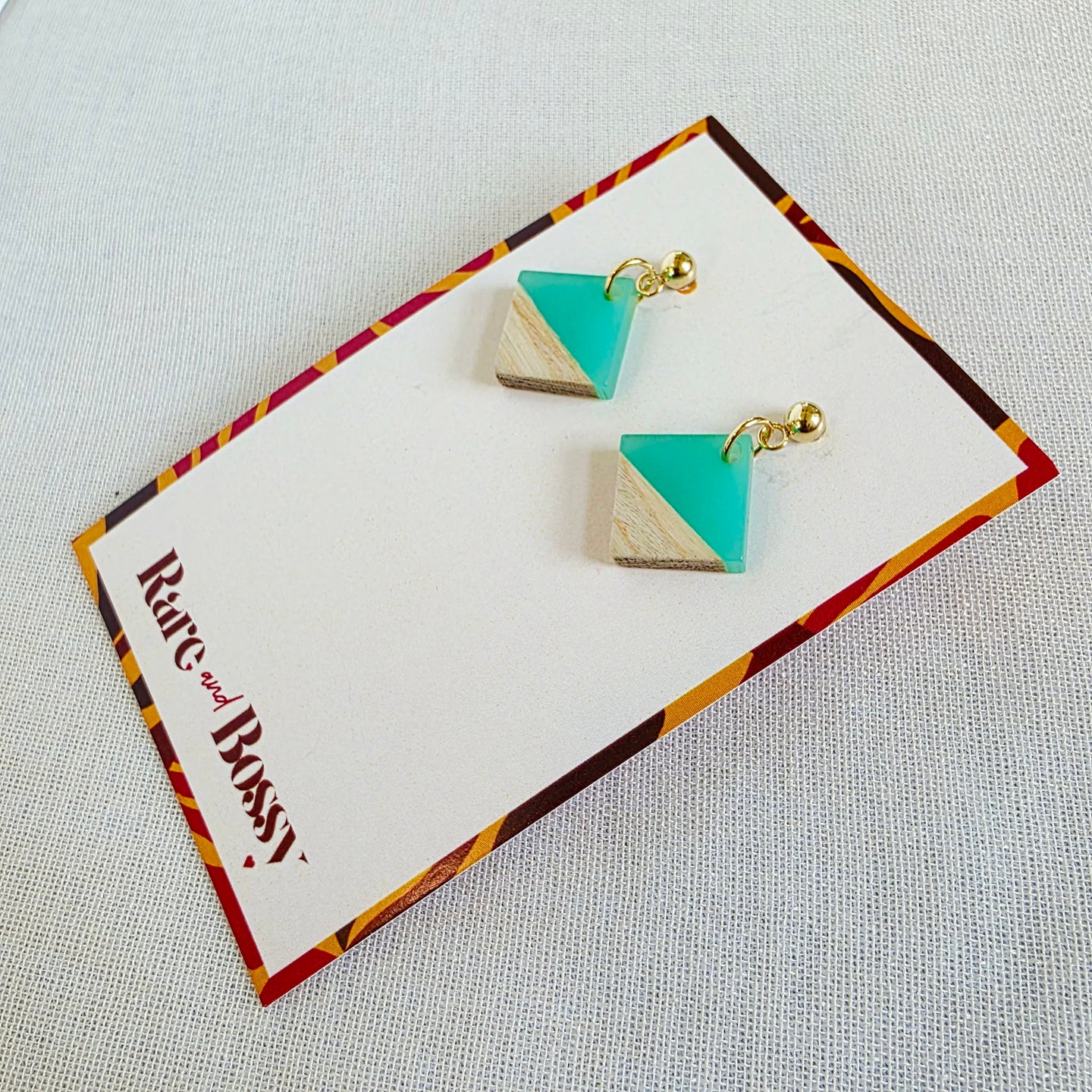 Mint Diamond Dangles