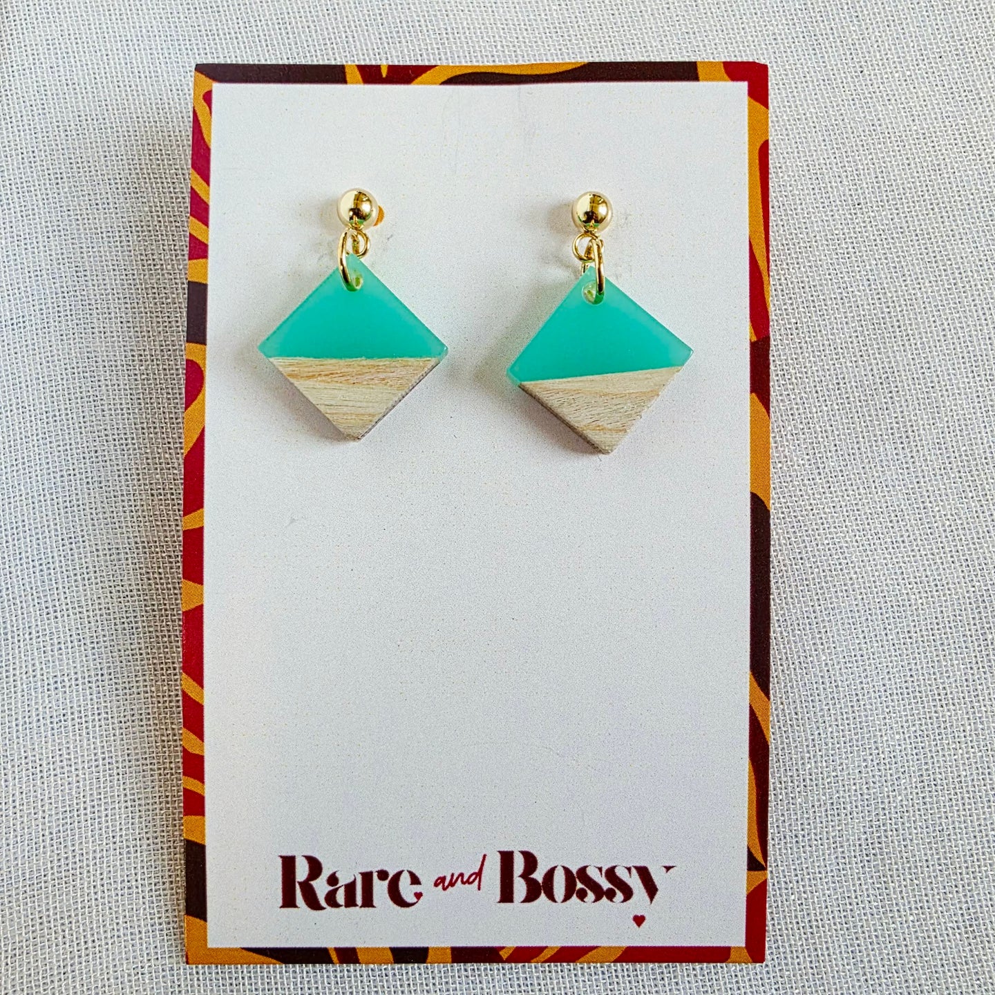 Mint Diamond Dangles