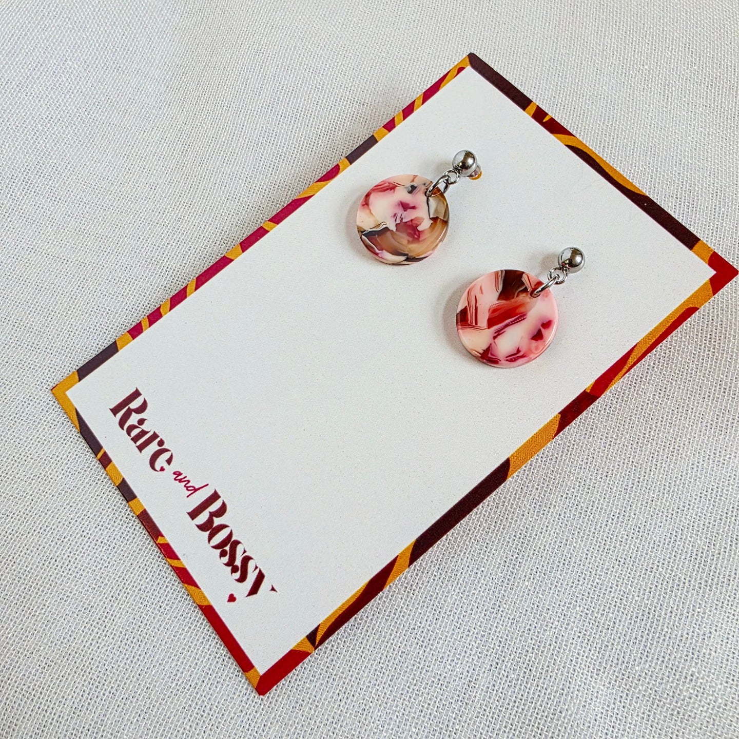 Pink Mini Drop  Dangles
