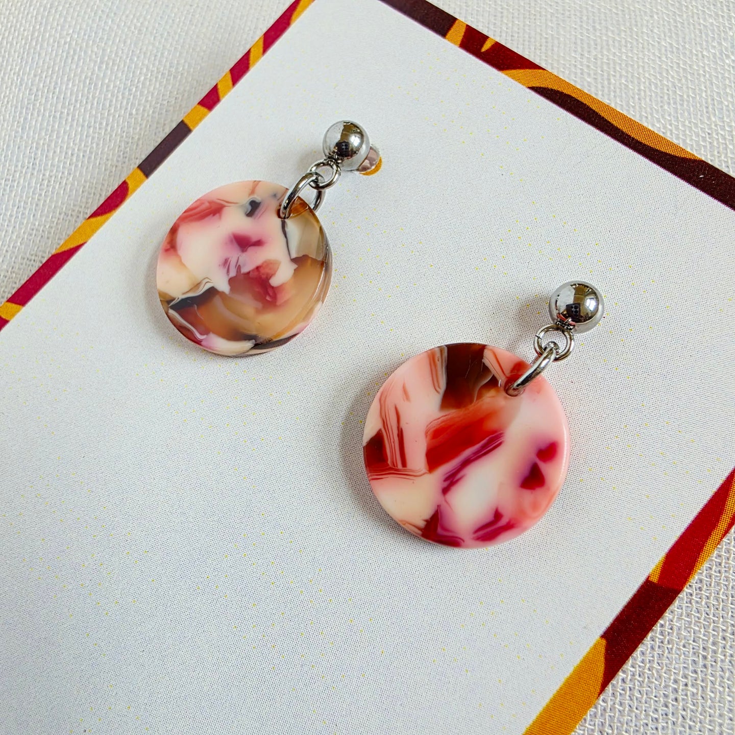 Pink Mini Drop  Dangles