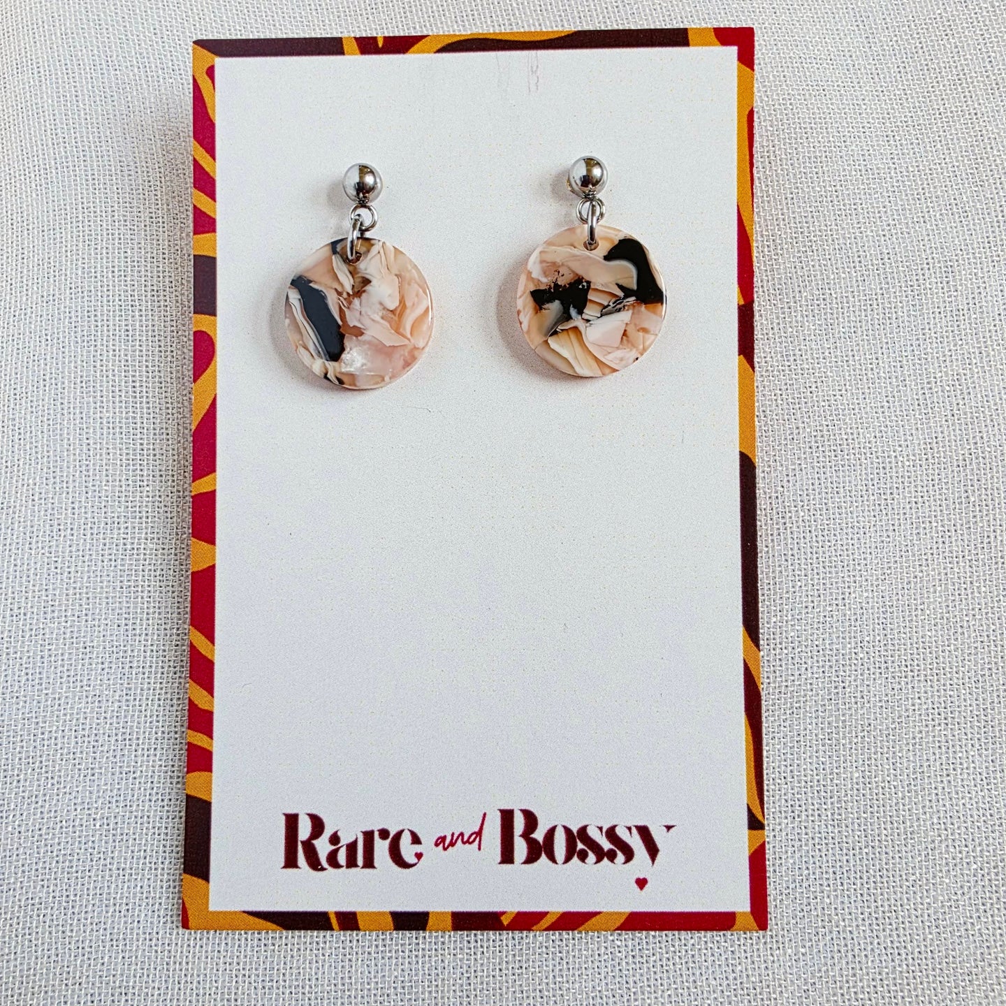 Blush Pink Mini Drop Dangles