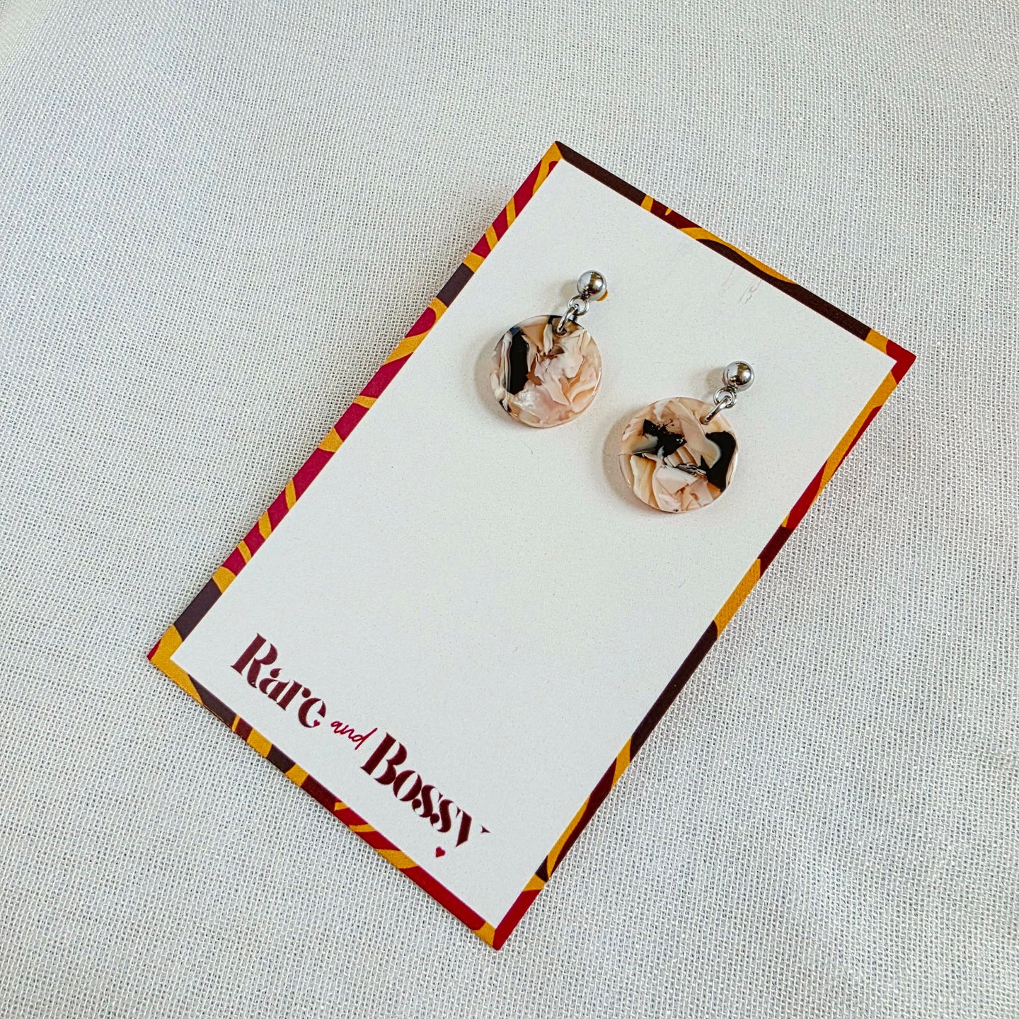 Blush Pink Mini Drop Dangles