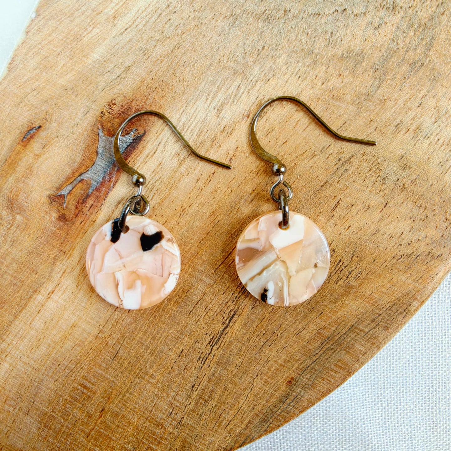 Blush Pink Mini Drop Dangles