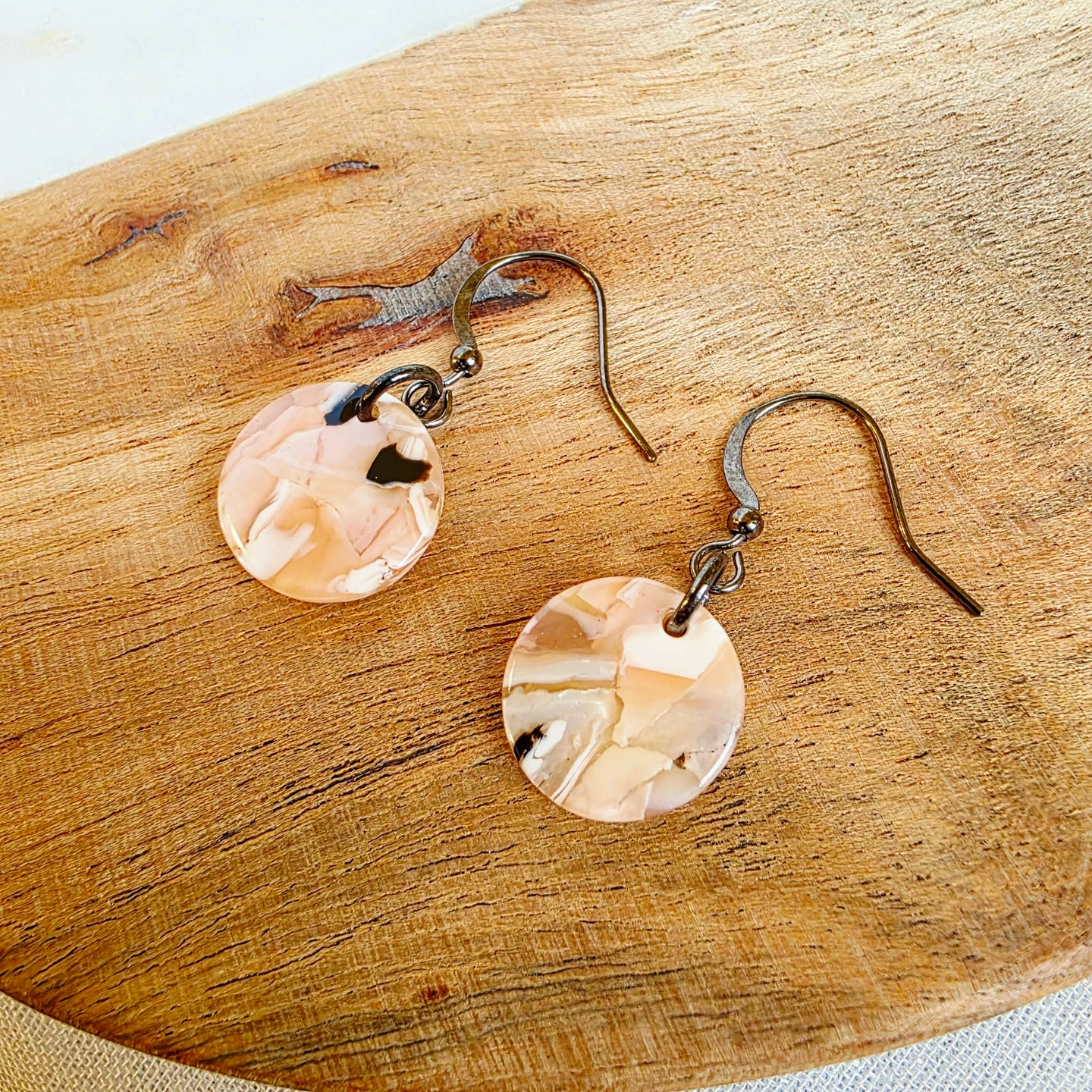 Blush Pink Mini Drop Dangles