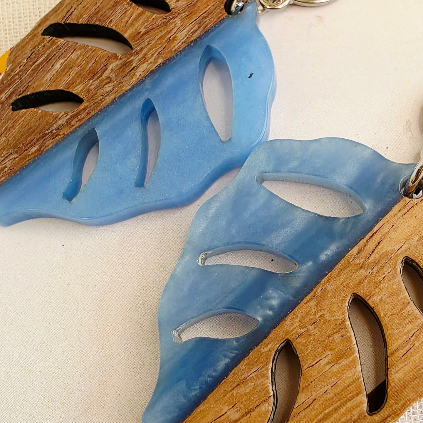 Blue Leaf Dangles