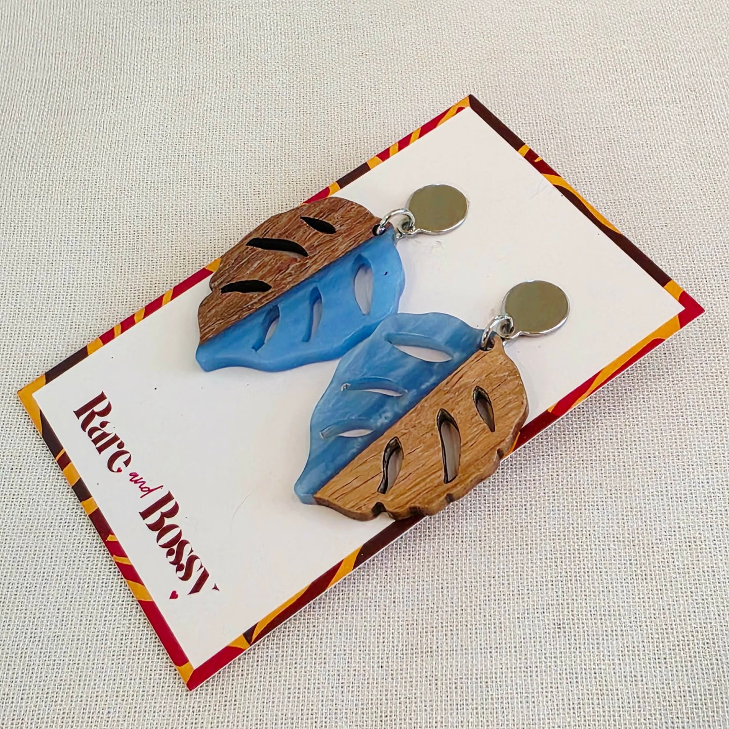 Blue Leaf Dangles