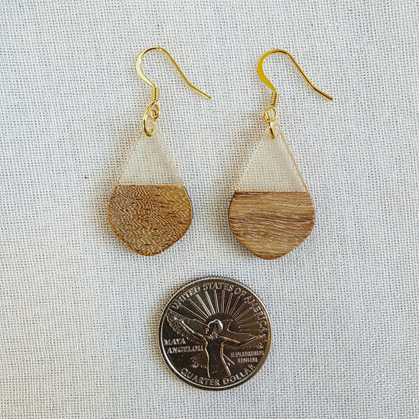 Clear Teardrop Dangles