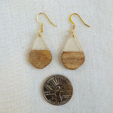 Clear Teardrop Dangles