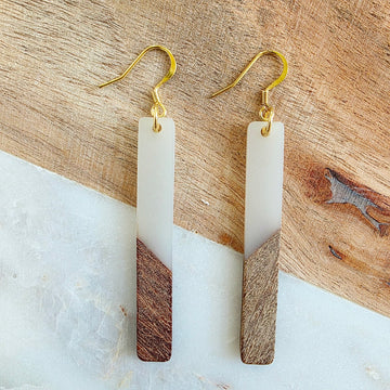Ivory Bar Dangles