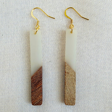 Ivory Bar Dangles