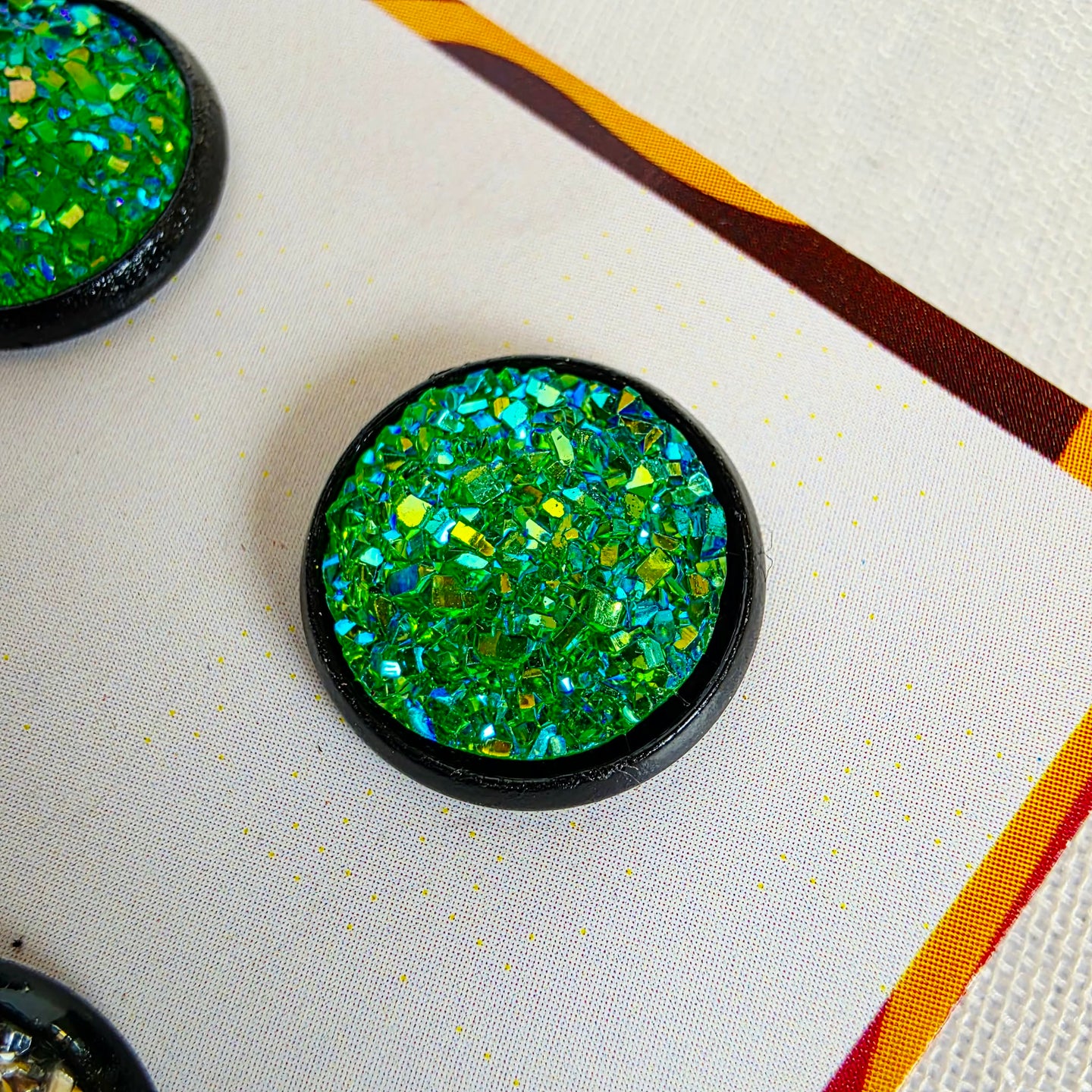 Green Druzy Studs (Dr. Amy)