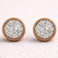 Silver Druzy Studs