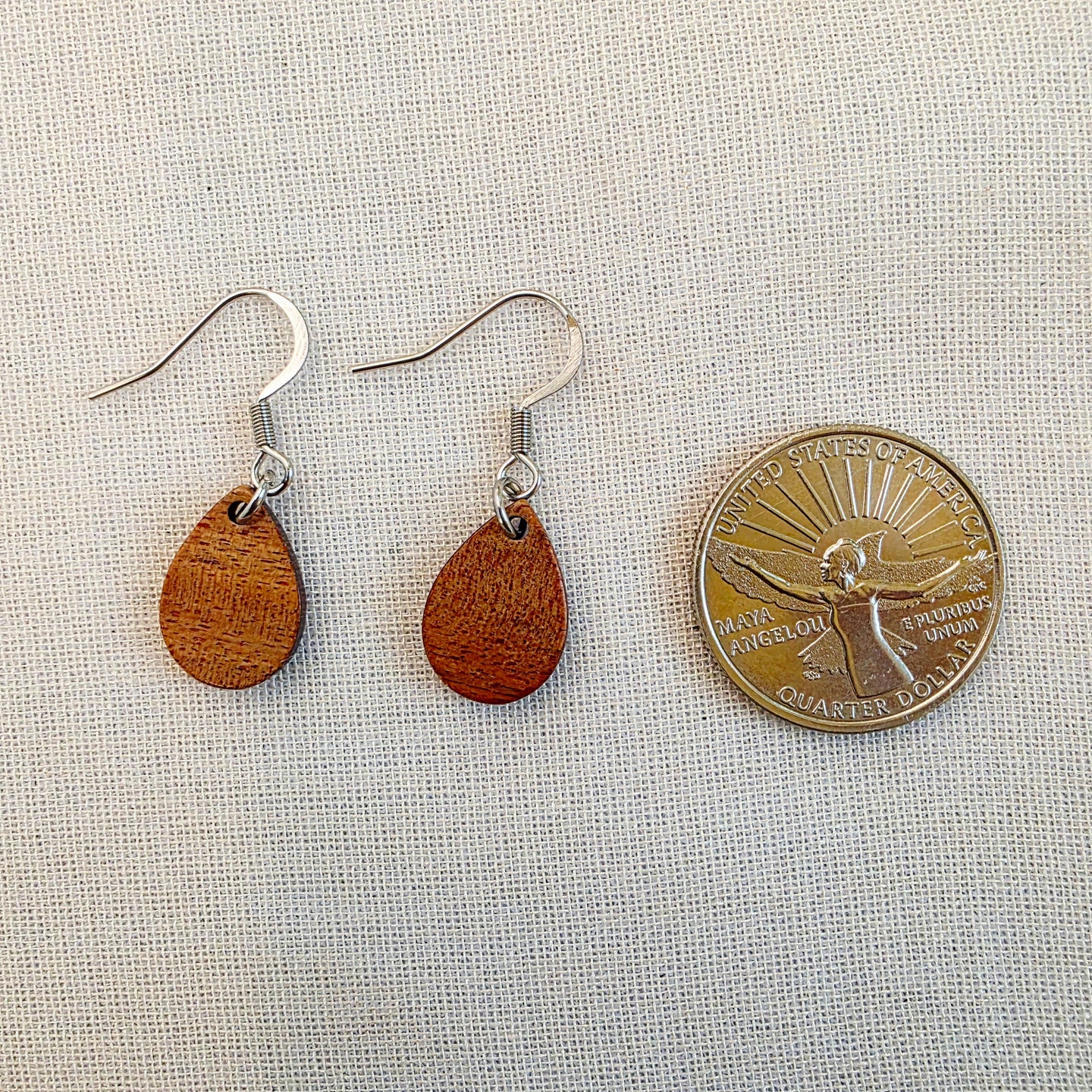 Mahogany Teardrop Dangles