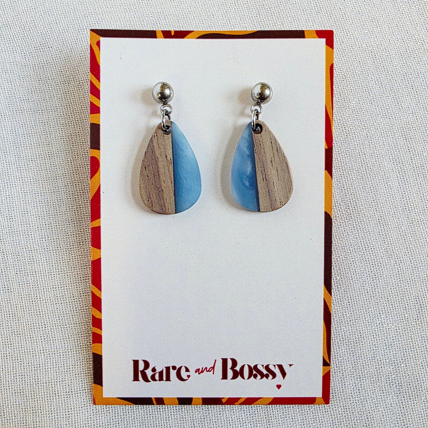 Blue Mini Teardrop Dangles