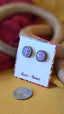 Druzy Studs (Purple)