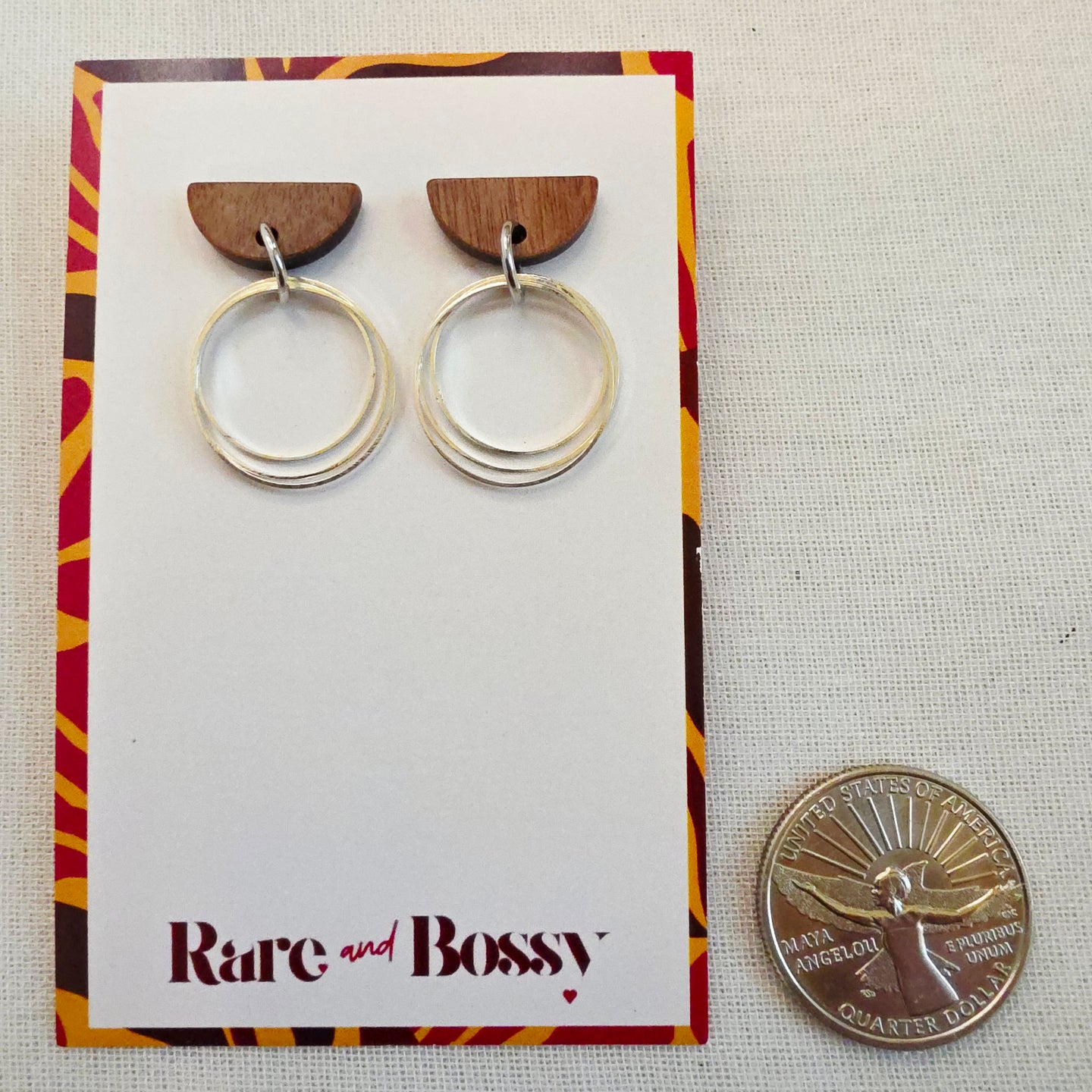 Mini Half Ring Drop Dangles
