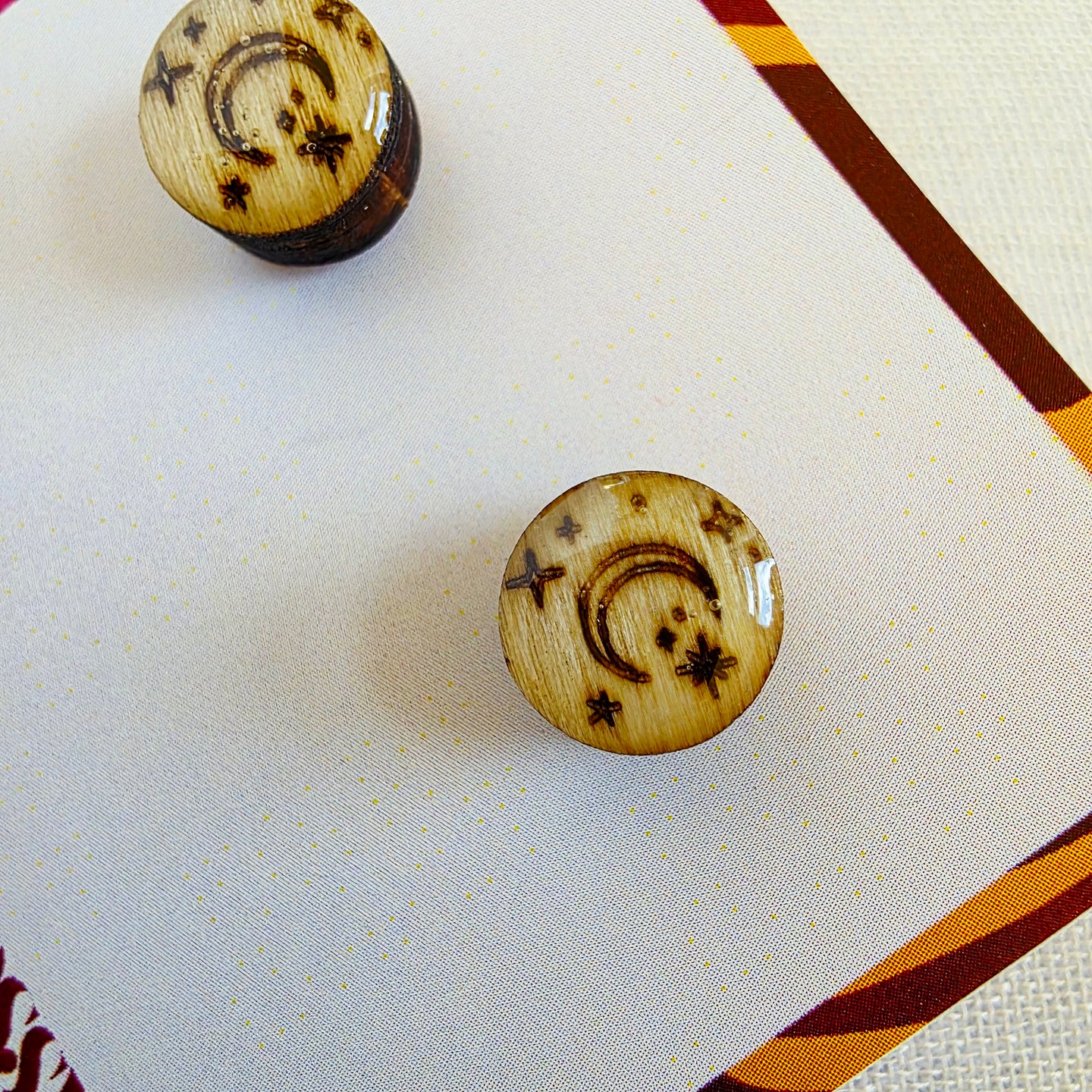 Moon & Stars Studs (Guam Heritage)