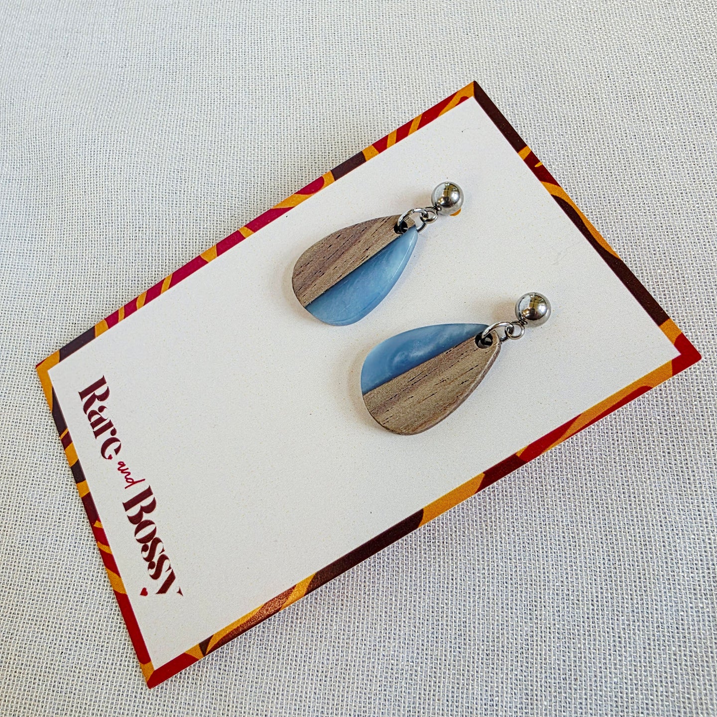 Blue Mini Teardrop Dangles