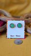 Druzy Studs (Green)