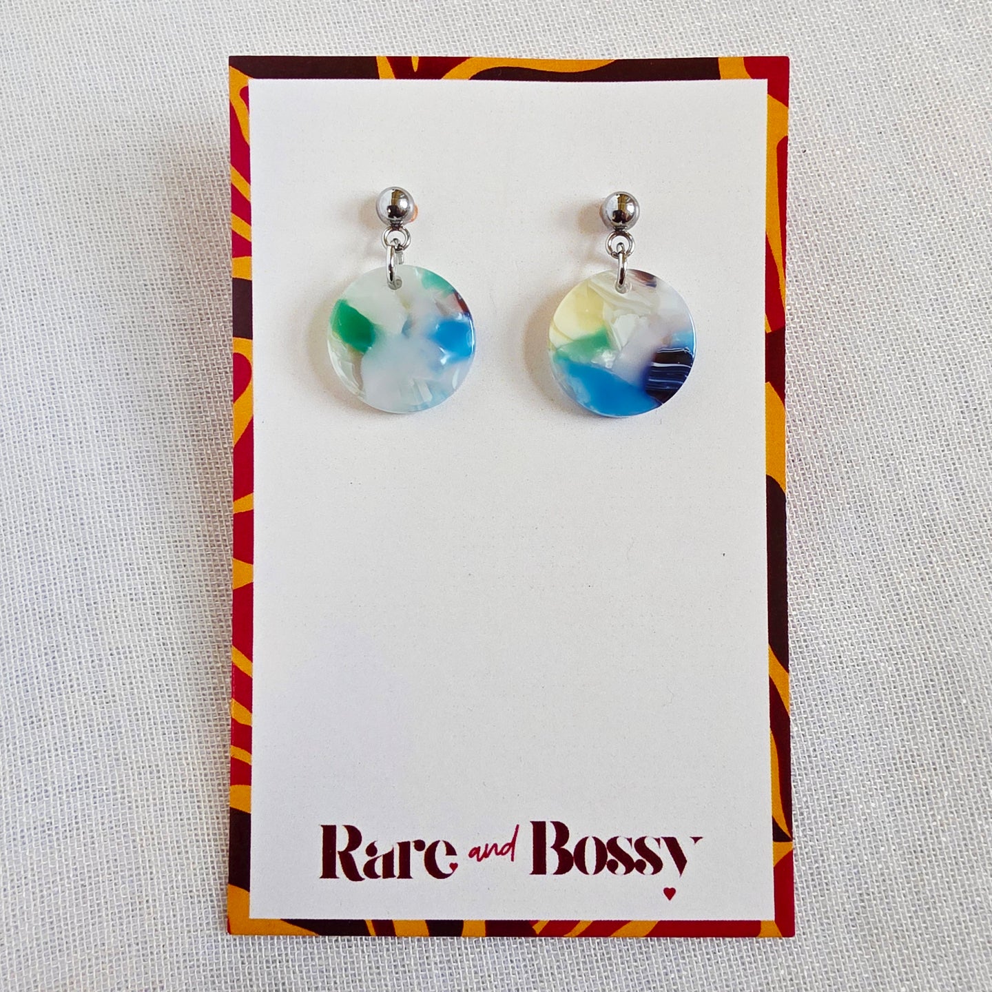 Multicolor Mini Drop Dangles