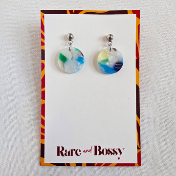 Multicolor Mini Drop Dangles
