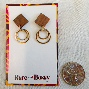 Diamond Ring Drop Dangles