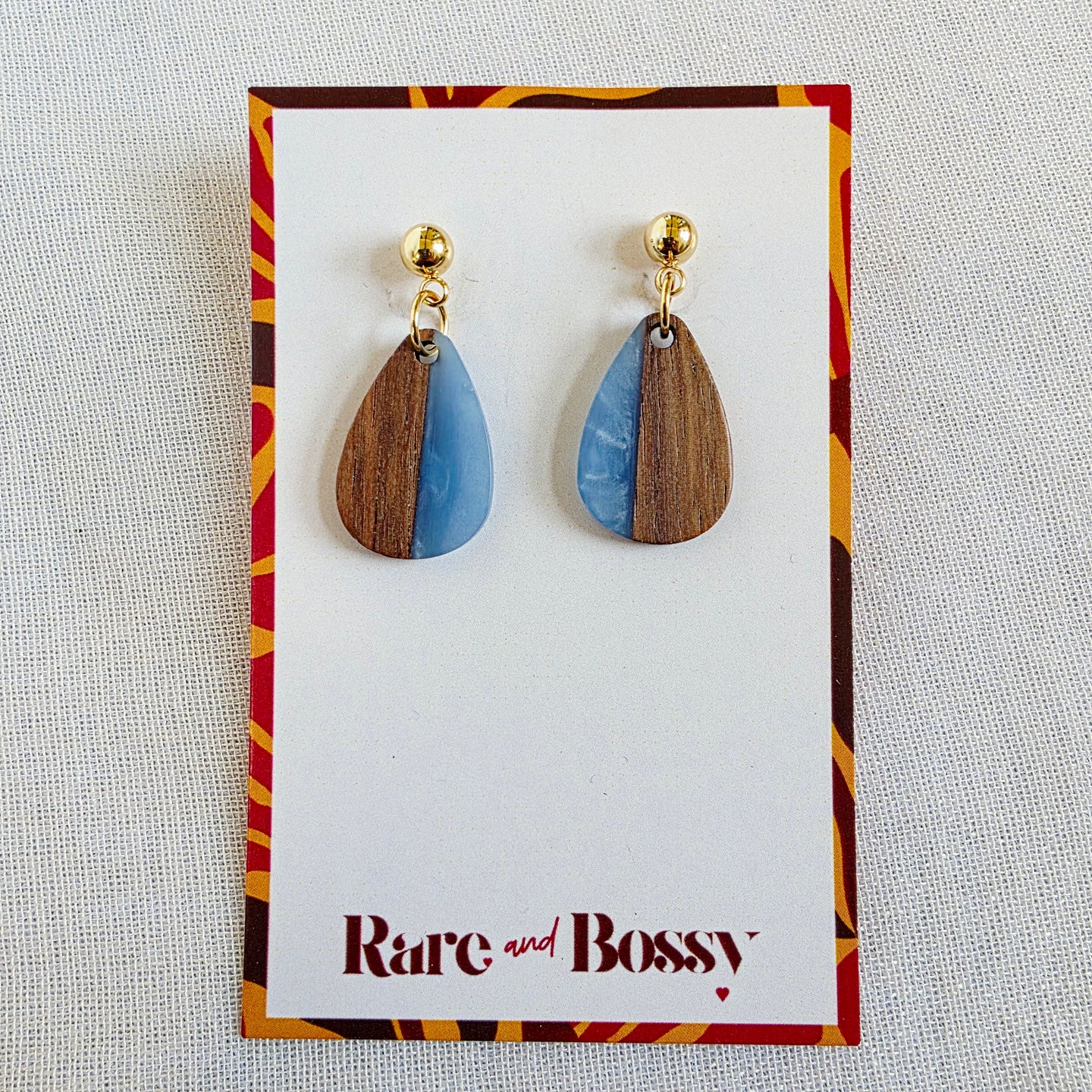 Blue Mini Teardrop Dangles
