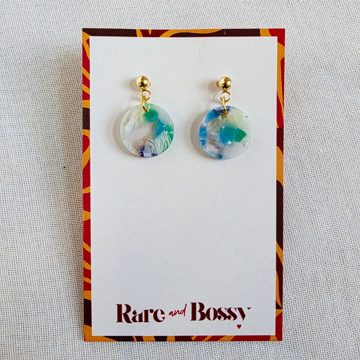 Multicolor Mini Drop Dangles