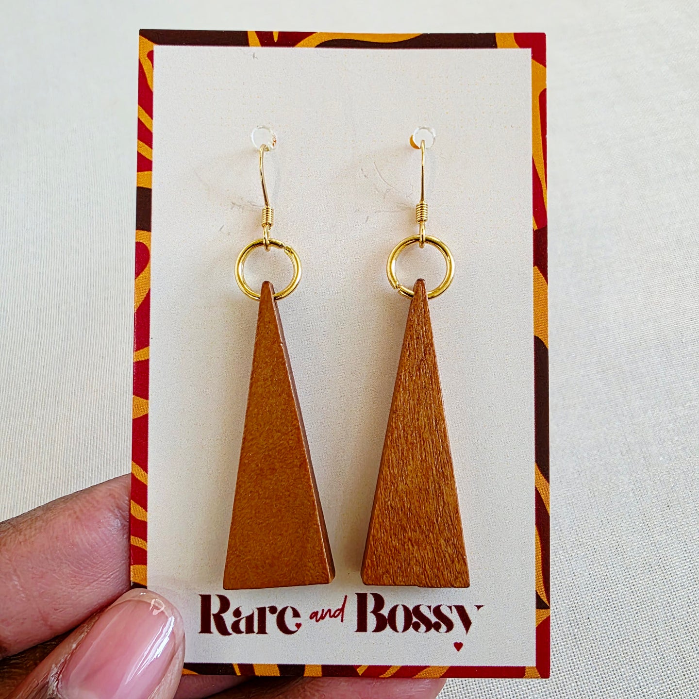 Brown Triangle Dangles
