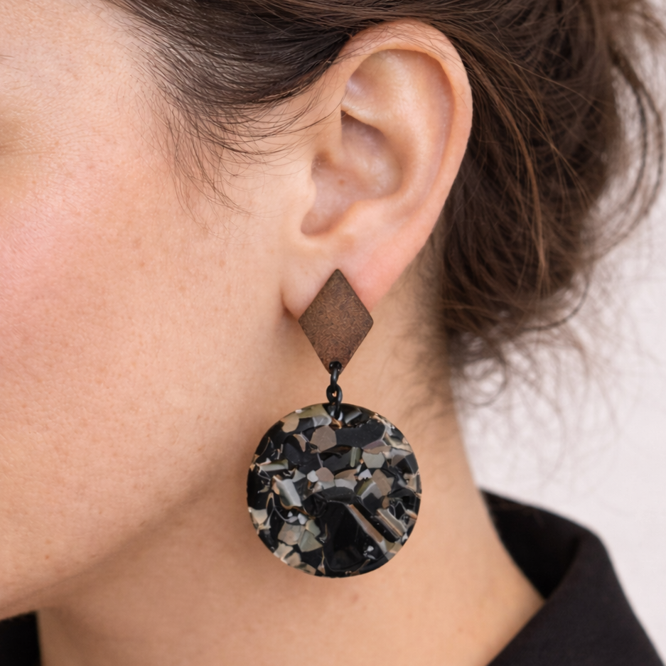 Black Diamond Top Dangles